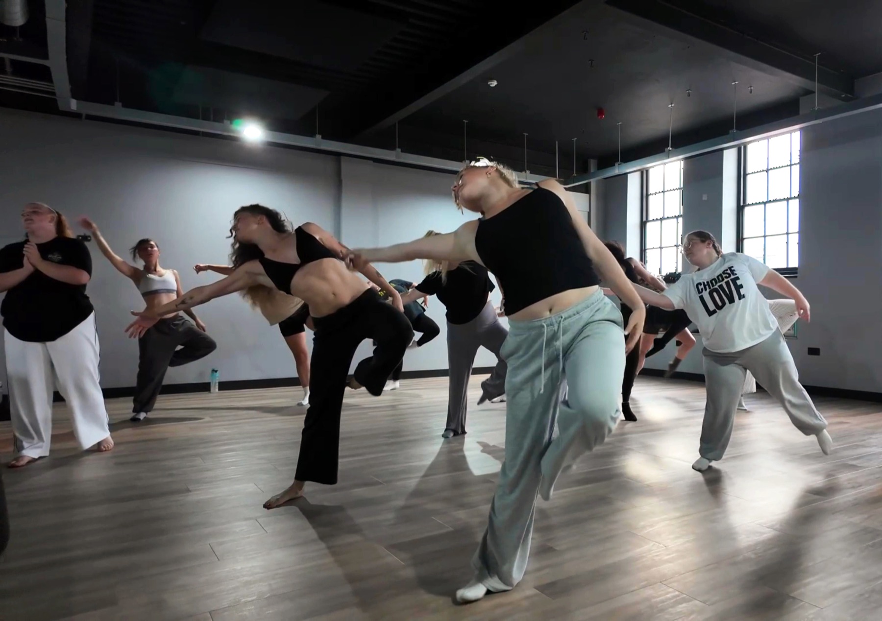 Dancing at BOH Studios