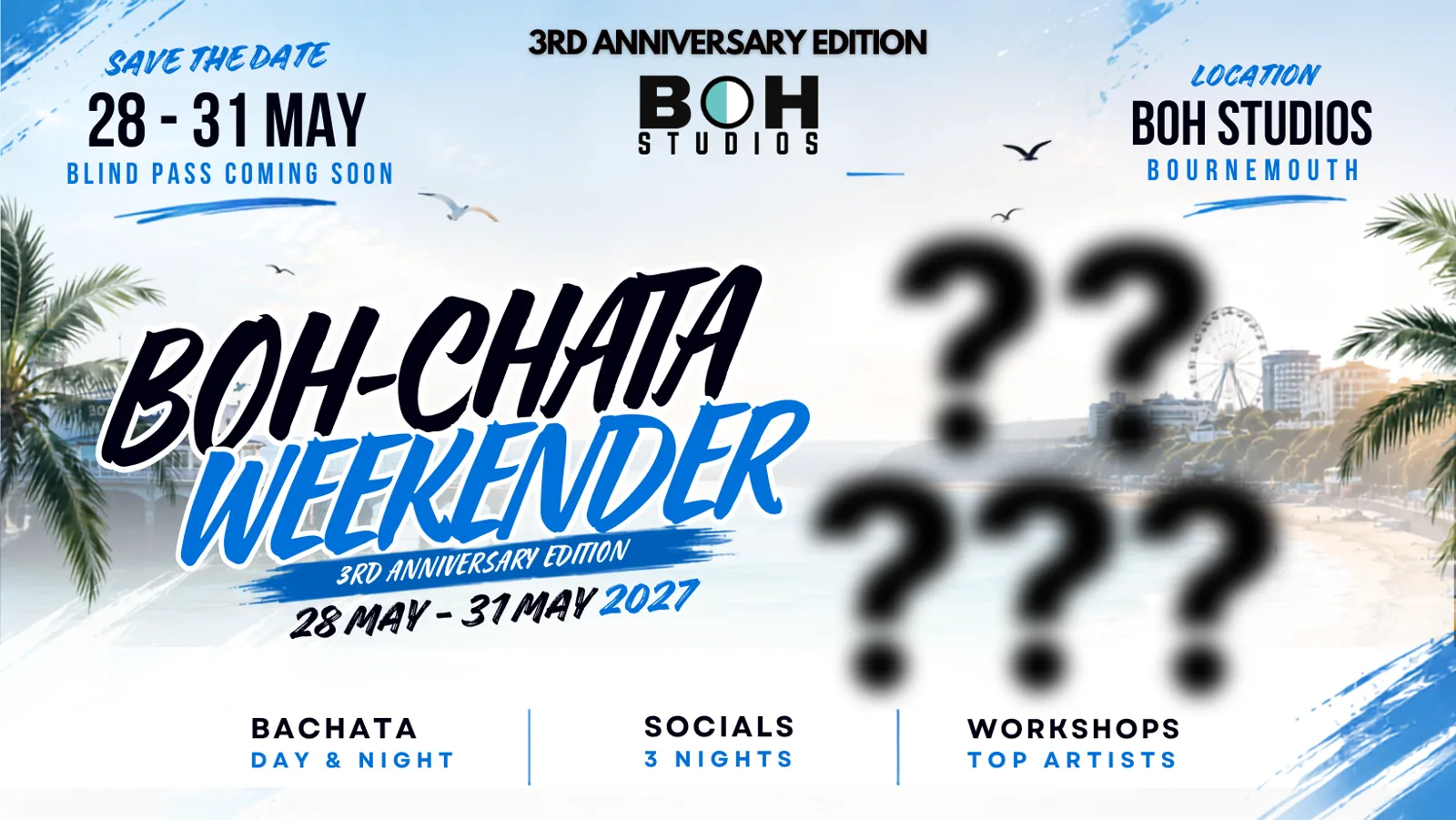 BOH-CHATA 3rd Anniversary Weekender event poster